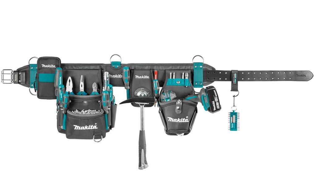 Cinturón Cuero Uso Pesado Con Porta Herramienta - Makita-1