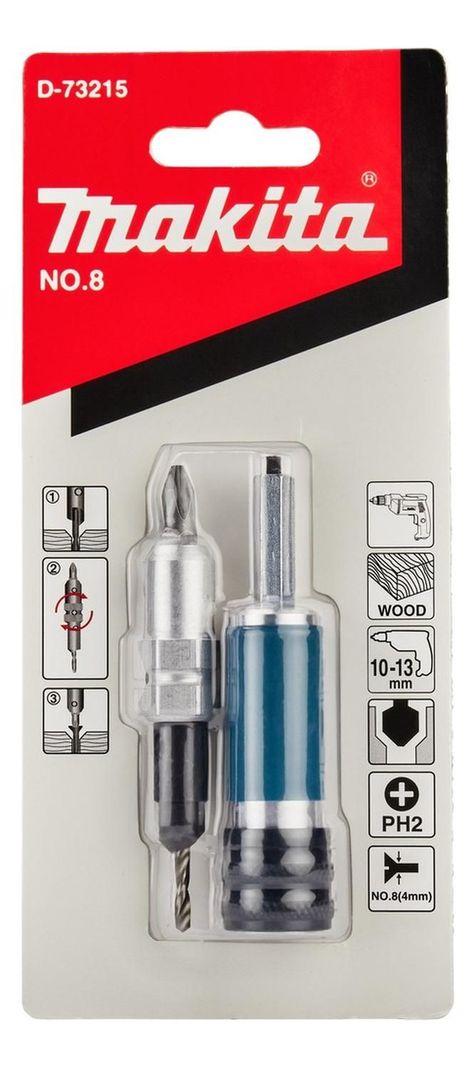 Avellanador Para Atornillar N8, Broca De 2,8mm Con Punta Ph2-4