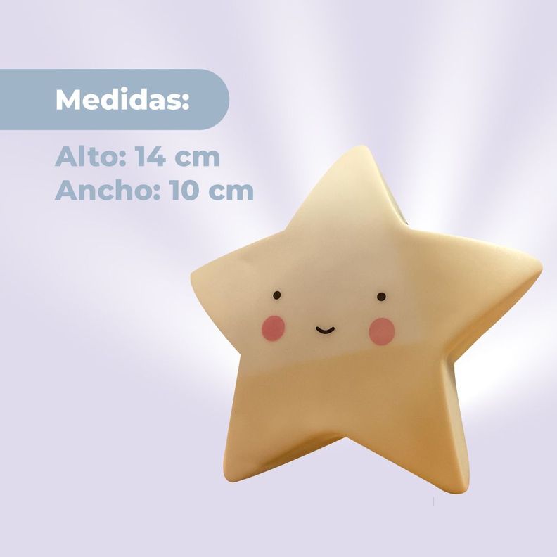 Lámpara Espanta Cuco Estrella Blanca  (Incluimos Pilas Alcalinas)-1