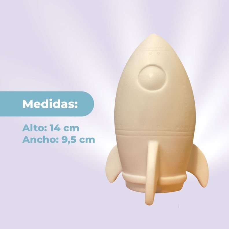 Lámpara Espanta Cuco Cohete Blanco  (Incluimos Pilas Alcalinas)-1