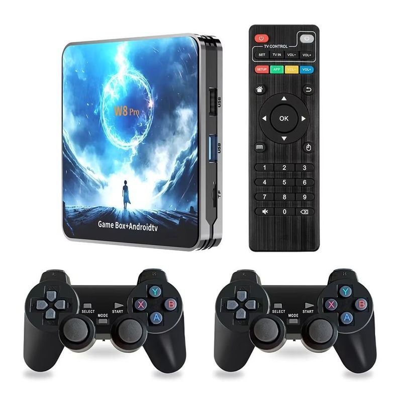 Consola de Videojuegos 4K Stick 64GB Mando Inalambrico Doble GPU
