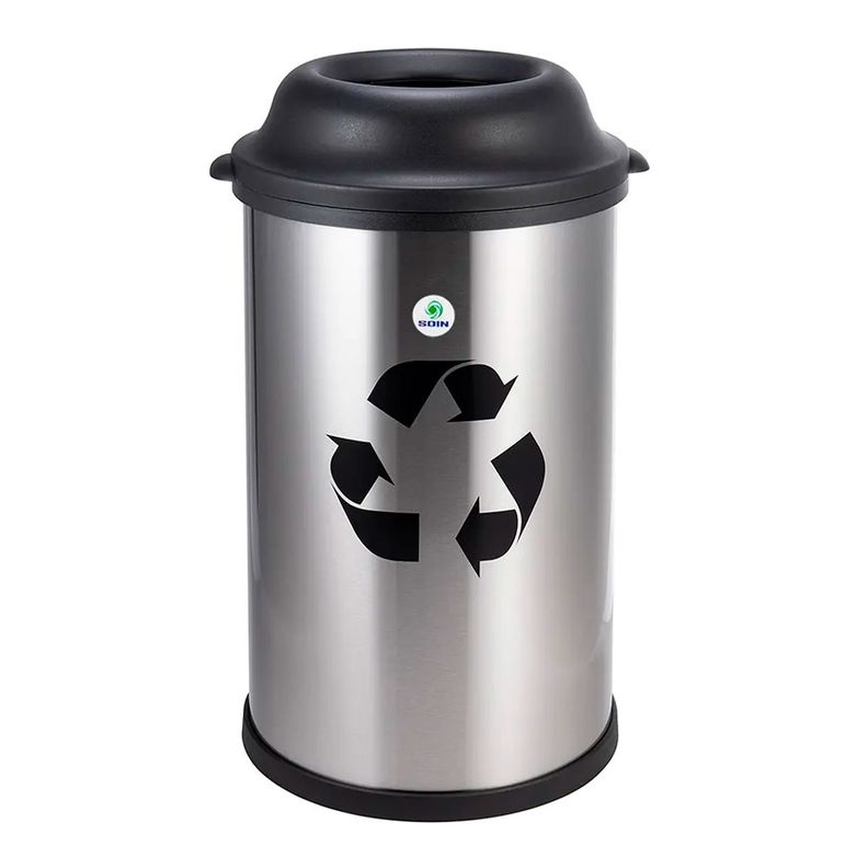 Basurero de Acero Inoxidable 50L