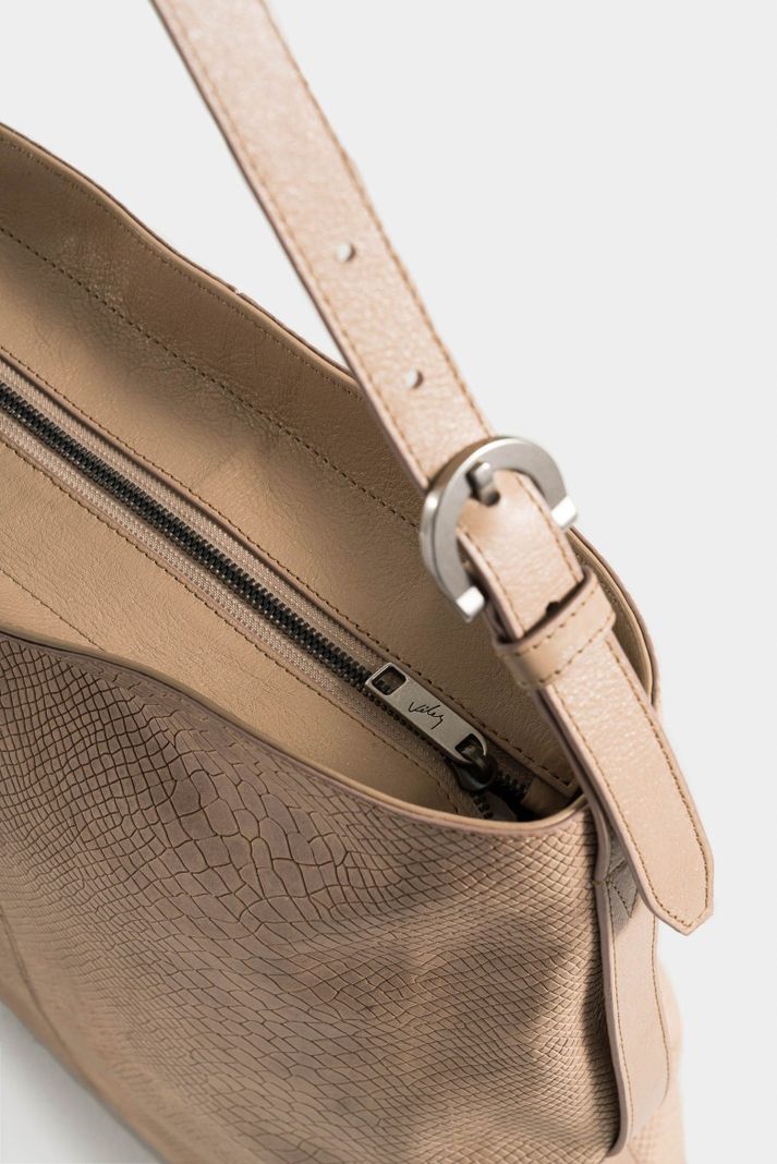 Vélez Shopping Calafate 2.0 De Cuero Para Mujer Placa Beige-3