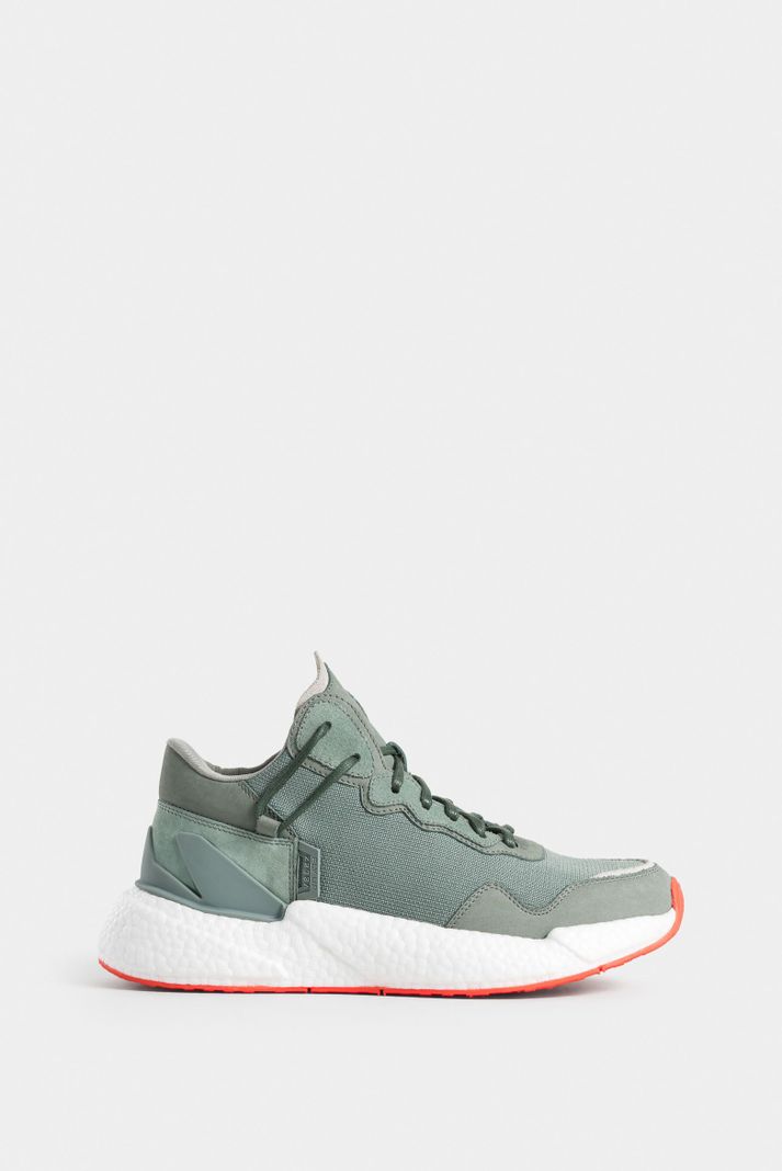 Vélez Tenis Bota Bolet De Cuero y Lona Mujer Silueta Urban-0
