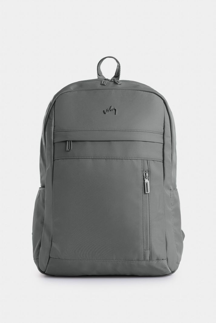 Vélez Morral Sierra En Lona Para Hombre Manija Cuero Gris-0