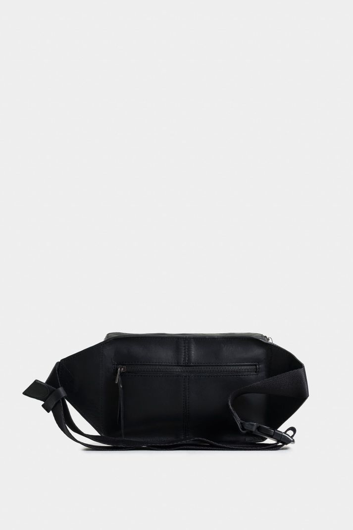 Vélez Riñonera Casual TacubaDe Cuero Vintage Negro-2