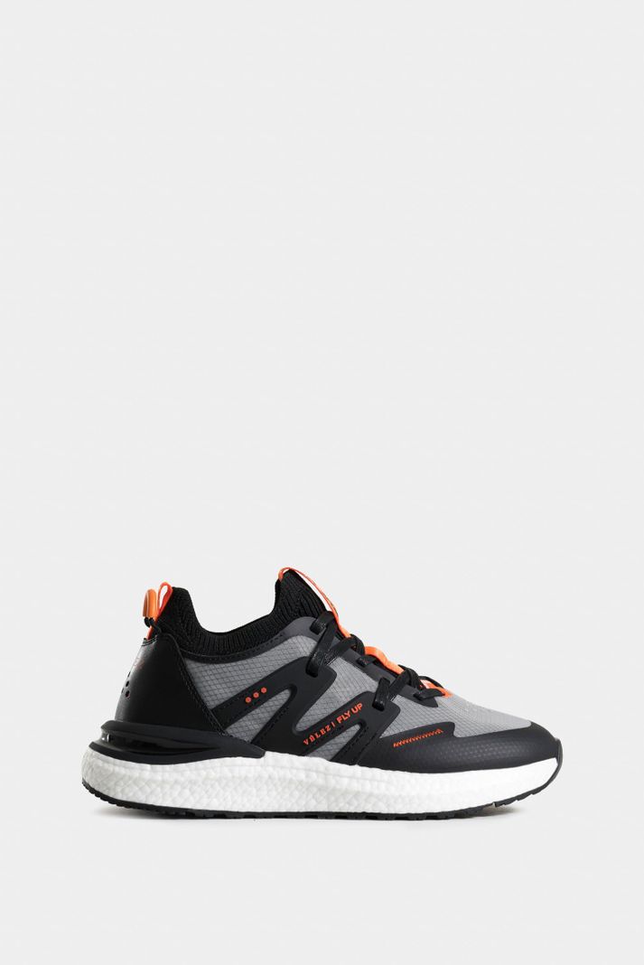 Vélez Tenis Fly Up Retro Para Mujer Textil Tecnológico Negro-0