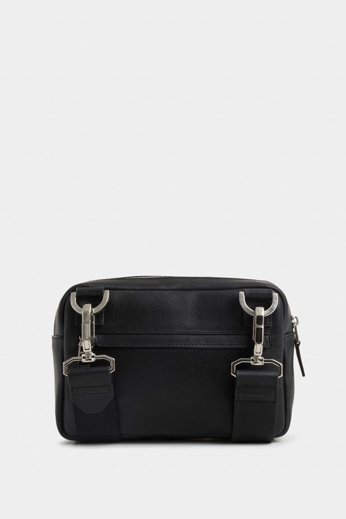 Vélez Manos Libres Bright Cuero Para Hombre Gamuzado Negro-2