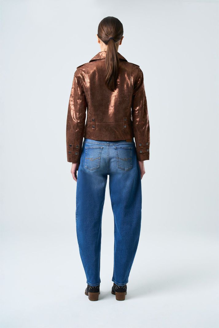 Cazadora Biker Chaquetas Velez Mujer Vélez Chaqueta Biker De Cuero