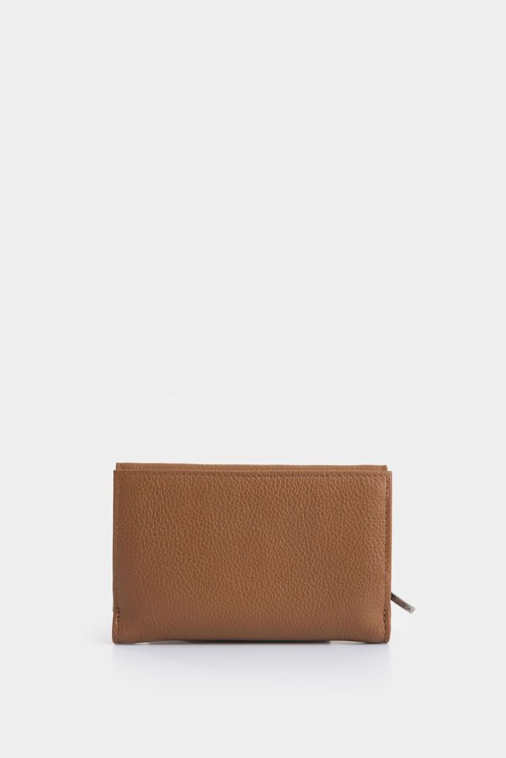 Vélez Billetera Real De Cuero Para Mujer Con Monedero Miel-2