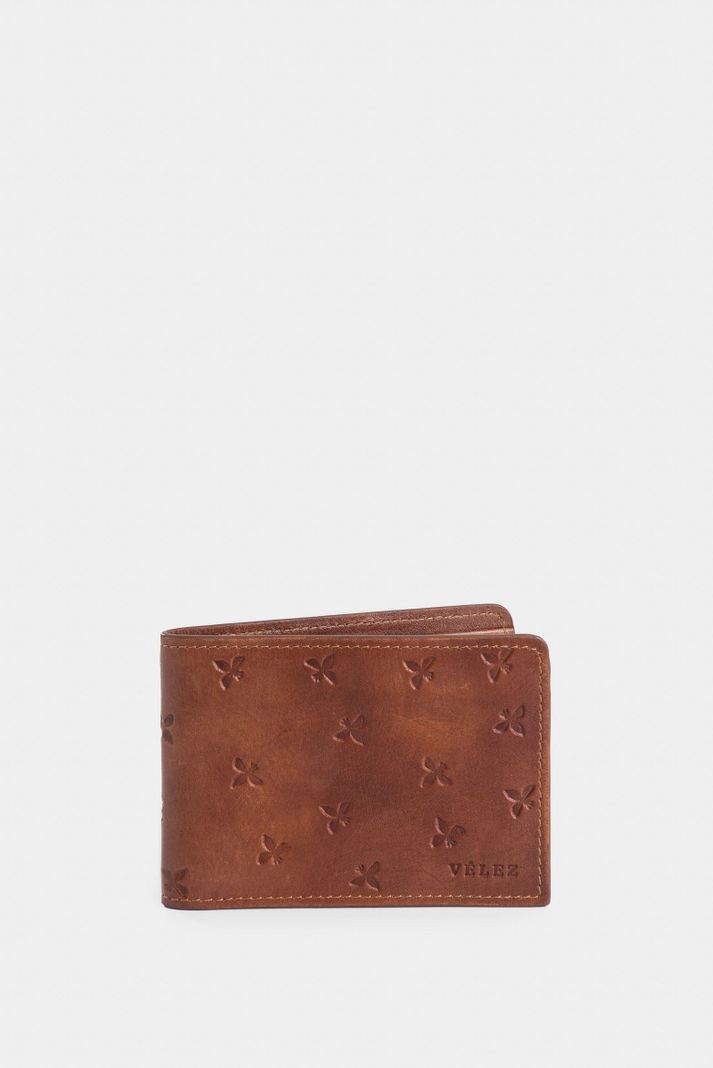 Vélez Billetera Hibiscus 2.0 Cuero Hombre Diseño Abejas Miel-0