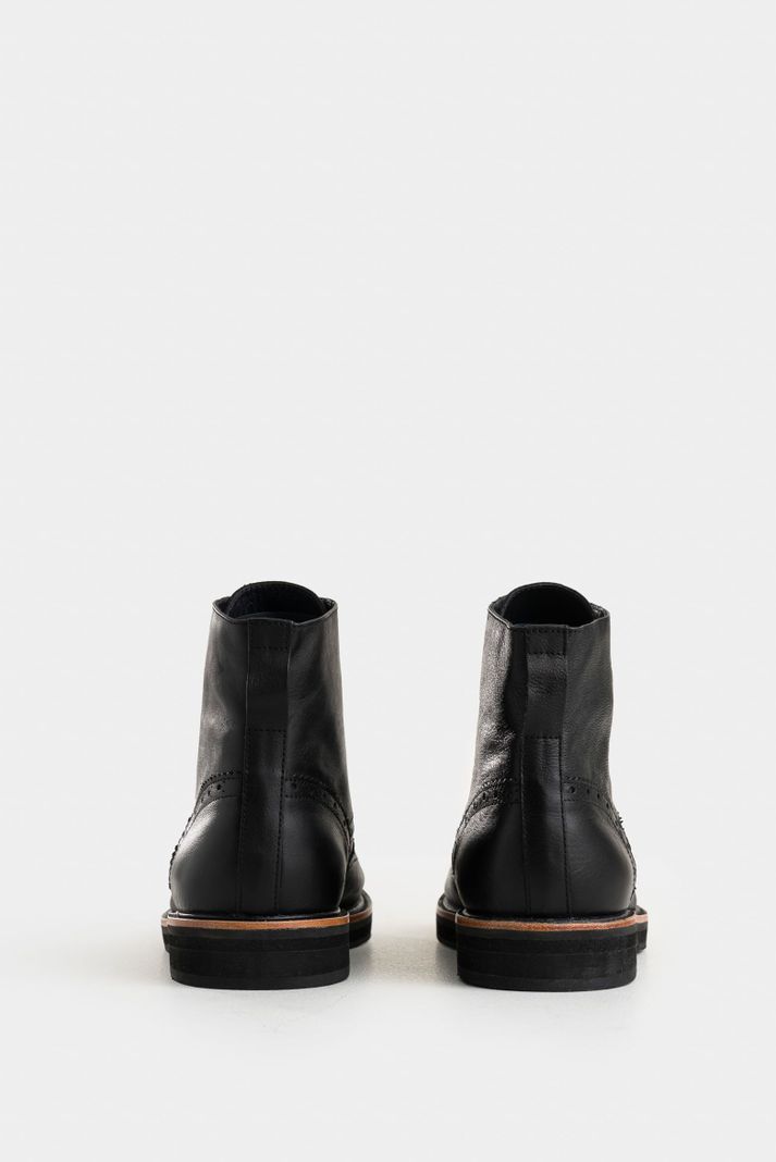 Vélez Botas River Cuero Hombre Cortes Con Chiripiado Negro-2
