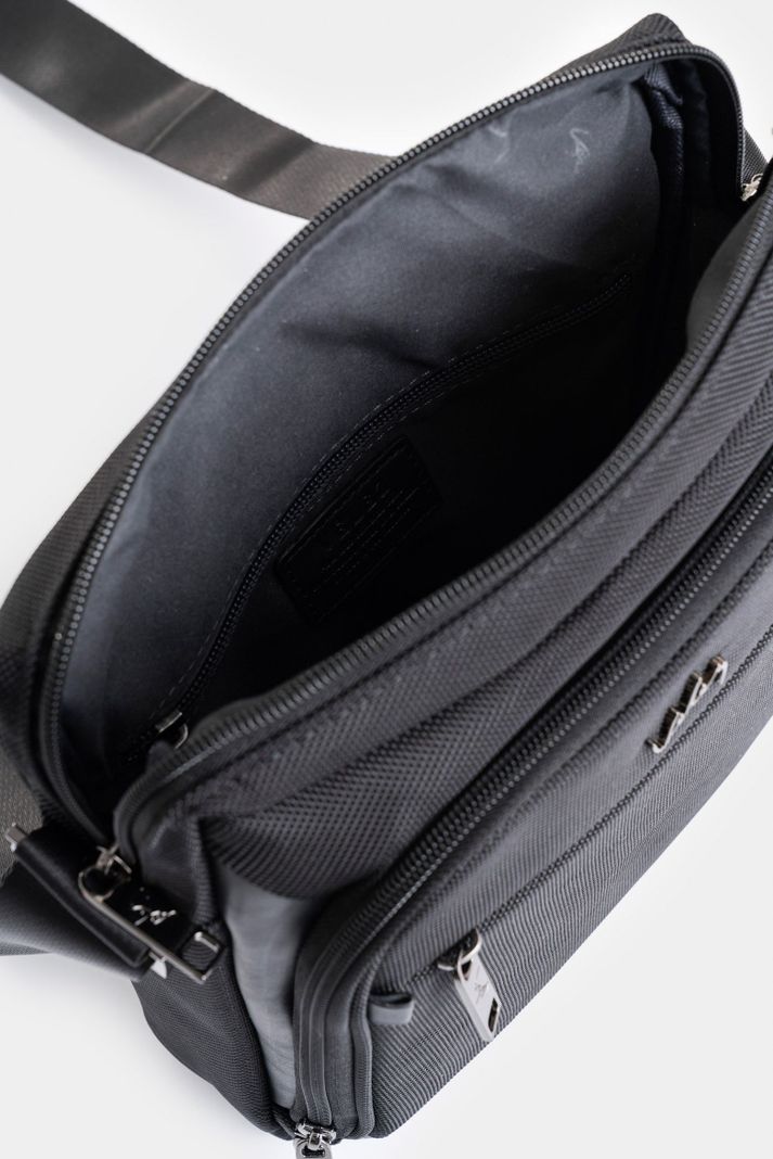 Vélez Bolso Manos Libres Moon De Lona Negro-4