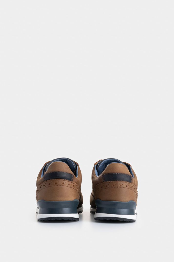 Vélez Tenis Casual Cooper De Cuero Vintage Brandy-2
