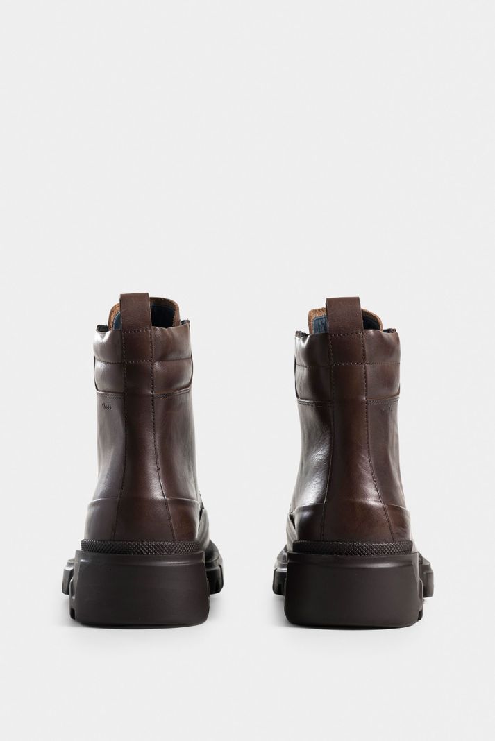 Vélez Botas Navigli Cuero Para Hombre Suela Tractorada Café-2