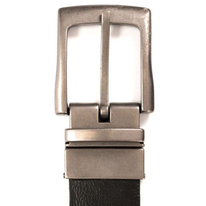 Vélez Cinturón Doble Faz dobra De Cuero Para Hombre Vintage-2
