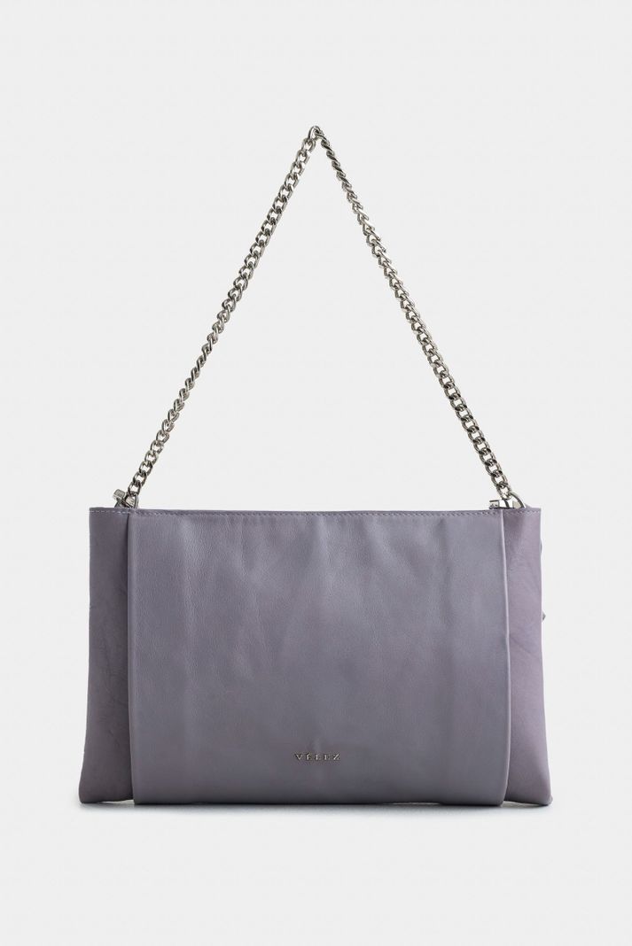 Vélez Shopping Glyceria De Cuero Para Mujer Cadena Lila-0