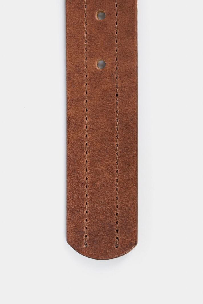 Vélez Cinturón Unifaz Cuero Hombre Pasador Metálico Miel-3