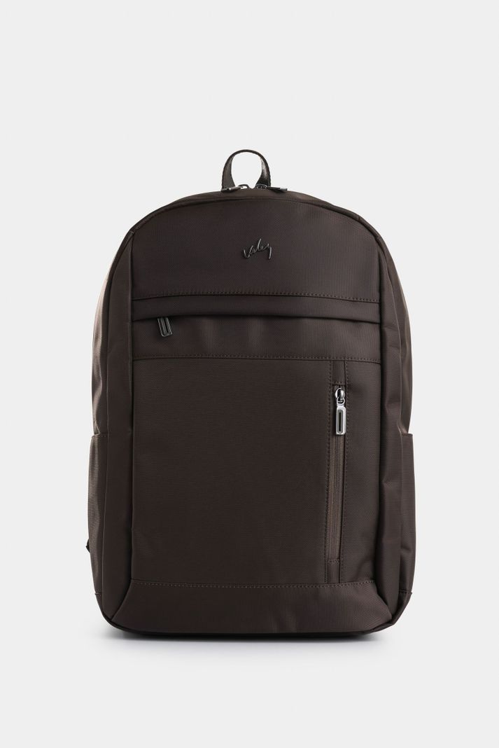 Vélez Morral Sierra En Lona Para Hombre Manija Cuero Café-0