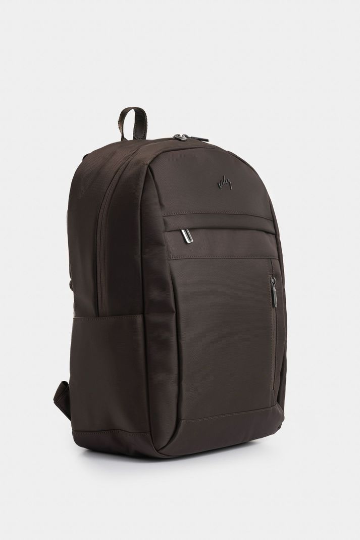 Vélez Morral Sierra En Lona Para Hombre Manija Cuero Café-1