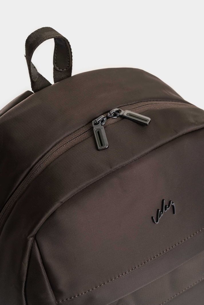 Vélez Morral Sierra En Lona Para Hombre Manija Cuero Café-3