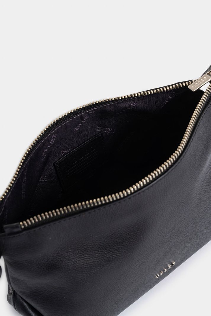 Vélez Cosmetiquera Cuzzo De Cuero Mujer Con Cremallera Negro-4