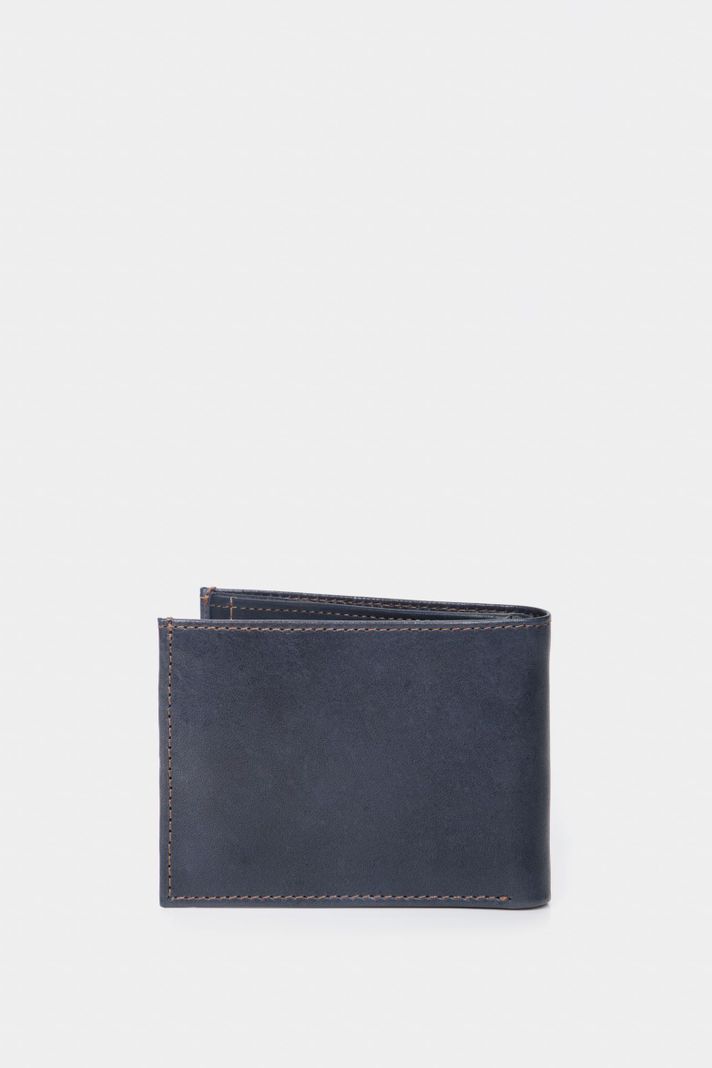 Vélez Billetera Humanista Cuero Hombre Contraste Azul Osc-2