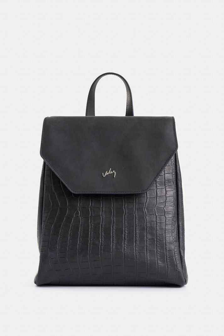 Vélez Morral Corina 2 Cuero Para Mujer Detalle Grabado Negro-0
