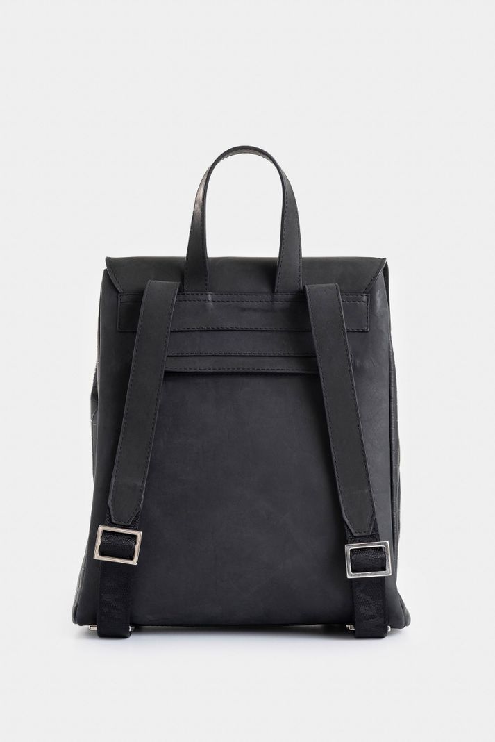 Vélez Morral Corina 2 Cuero Para Mujer Detalle Grabado Negro-2