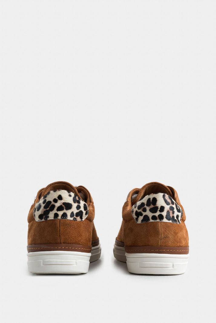 Vélez Zapatillas Dannan 3.0 Gamuza y Cuero Mujer Print Miel-2