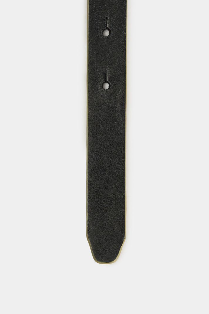 Vélez Cinturón Unifaz Monograma Cuero Mujer Chapa VZ Negro-3