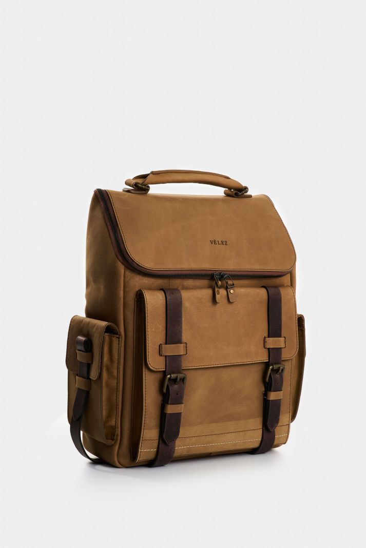 Vélez Morral Archaeology De Cuero Para Hombre Vintage Miel-0