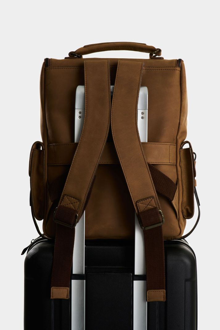 Vélez Morral Archaeology De Cuero Para Hombre Vintage Miel-1
