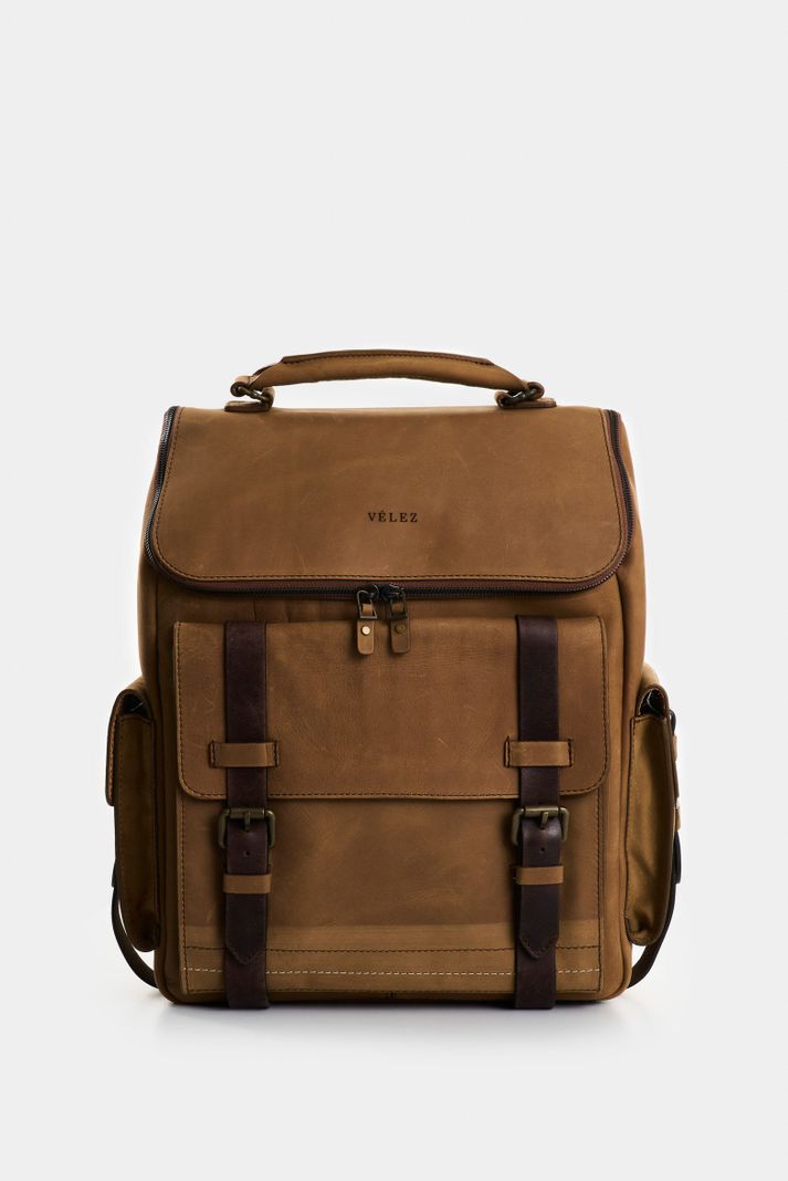 Vélez Morral Archaeology De Cuero Para Hombre Vintage Miel-2