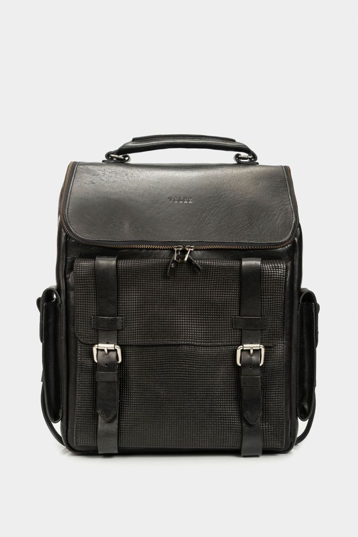 Vélez Morral New Archaeology Cuero Para Hombre Vintage Negro-0