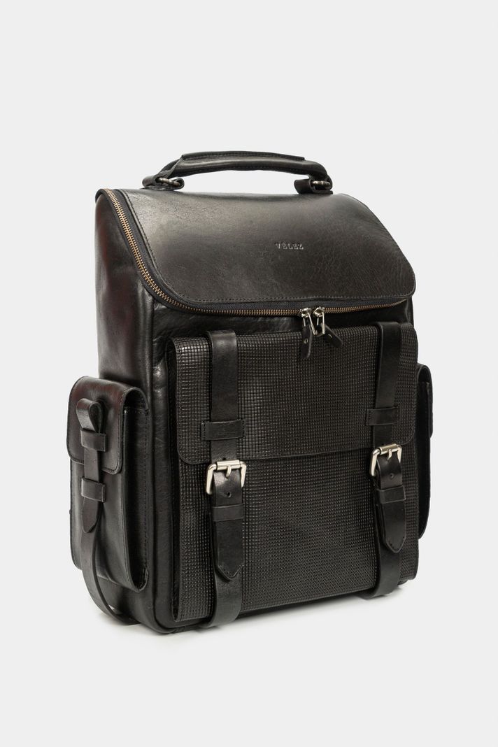 Vélez Morral New Archaeology Cuero Para Hombre Vintage Negro-1