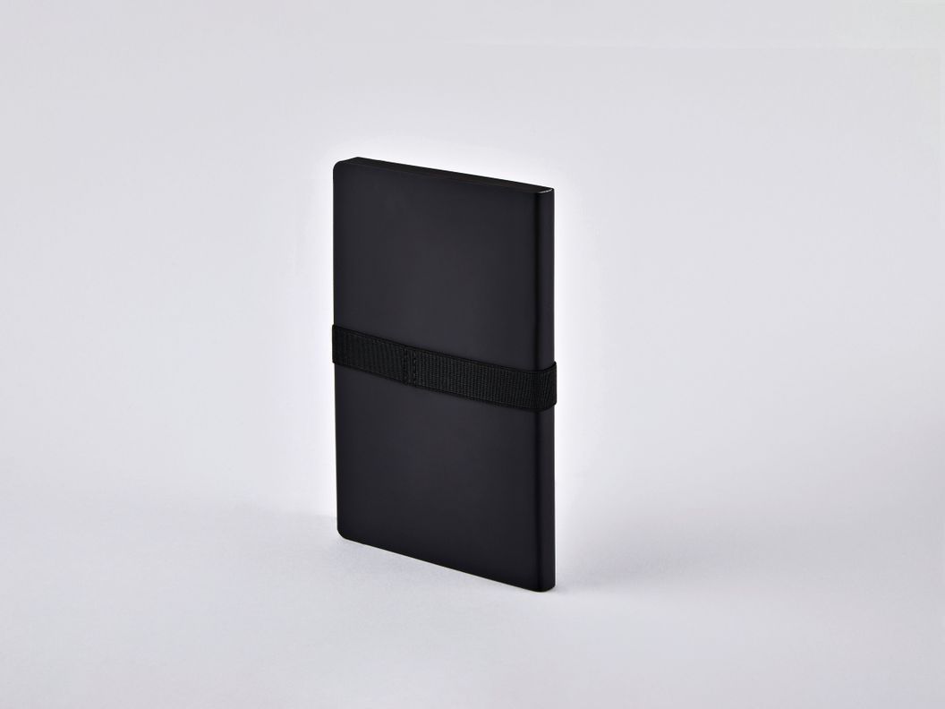 Cuaderno Voyager Negro Nuuna 176 páginas Banda Elástica Cubierta Cuero Reciclado-5