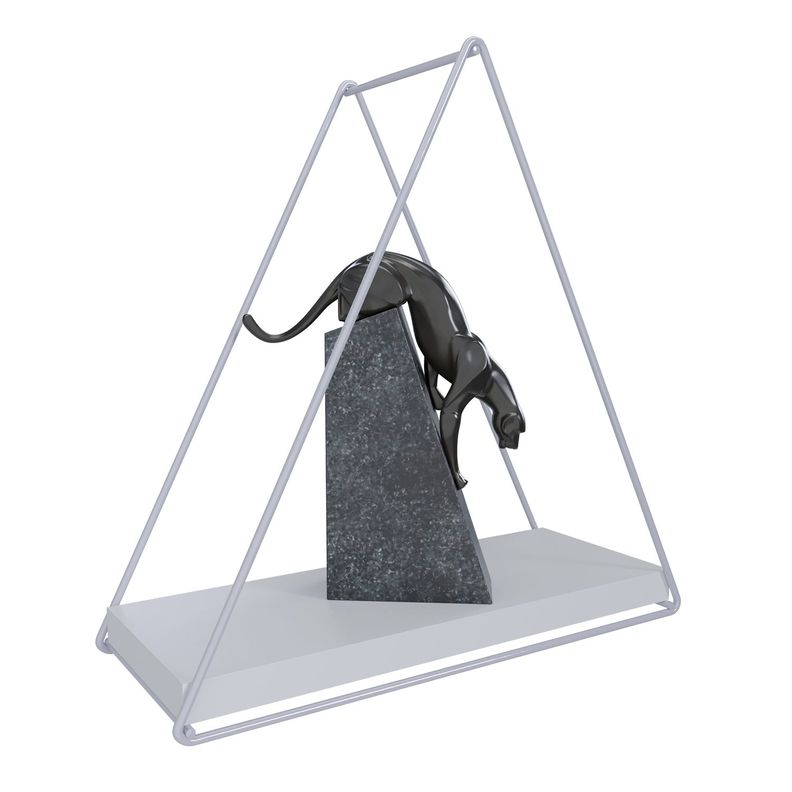 REPISA TRIANGULAR PINO WHITE 25X10X25CM VEKKAHOME Cafe