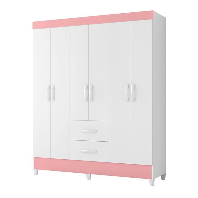 CLOSET 6P MOBI WHITE VEKKAHOME-0