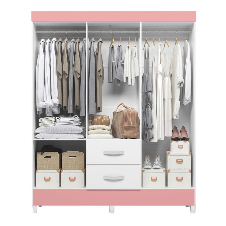 CLOSET 6P MOBI WHITE VEKKAHOME-1