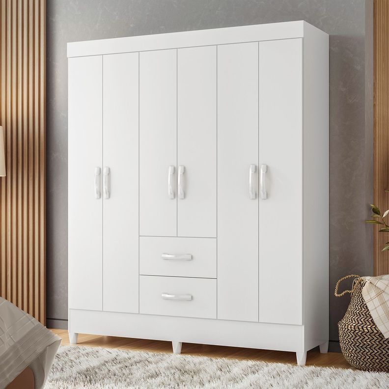 CLOSET 6P MOBI WHITE VEKKAHOME-2