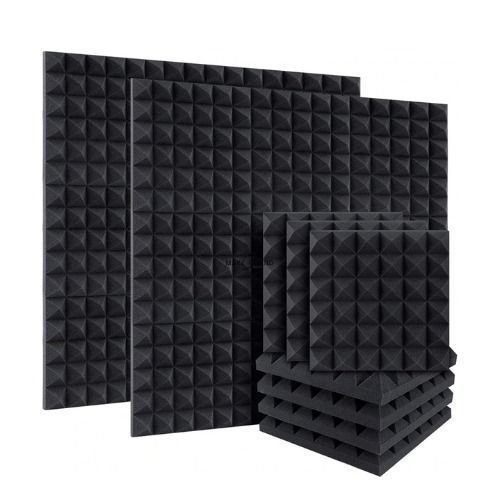 Espuma Panel Acústico Forma Piramidal AutoAdhesivo Pack X12-1