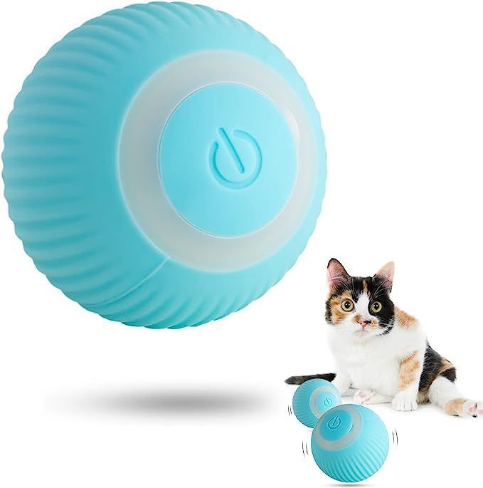 Pelota para Gatos Inteligente - Celeste-0