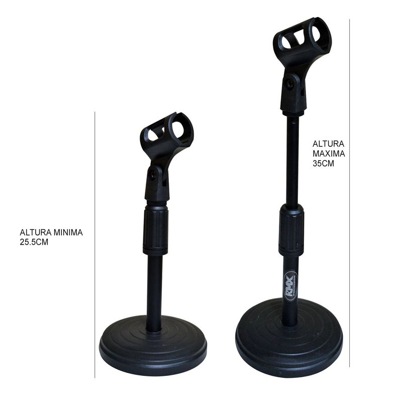 PEDESTAL SOBREMESA PARA MICROFONO OT-25BK -2