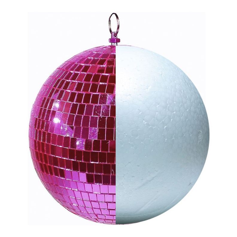 BOLA ESPEJO ROSADA 18 PULGADAS SL-50/ 18"P MEKSE-3