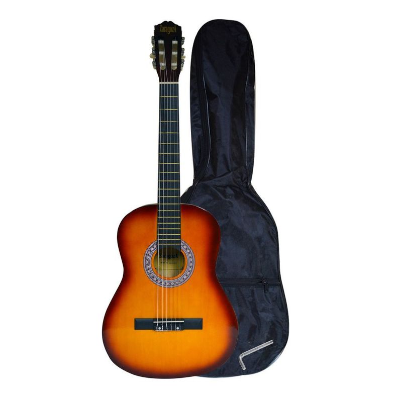 GUITARRA CLASICA 39" - CAFÉ CDAS NYLON ZARAGOZA-0