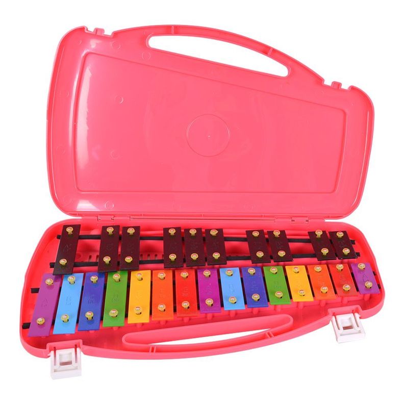 METALOFONO CROMÁTICO 25 NOTAS PBL COLOR - FUCSIA RMX-0