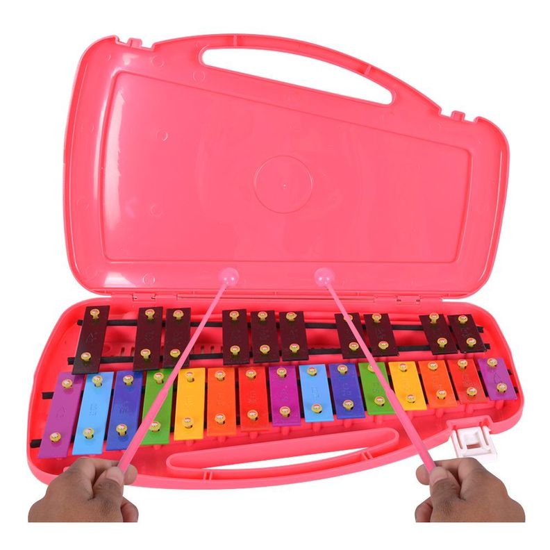 METALOFONO CROMÁTICO 25 NOTAS PBL COLOR - FUCSIA RMX-2