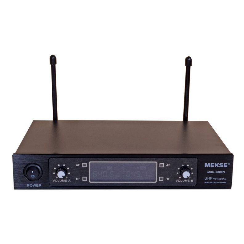 MICROFONO INALAMBRICO DE MANO DOBLE UHF/FQ VAR. MEKSE MKU-5000N-1