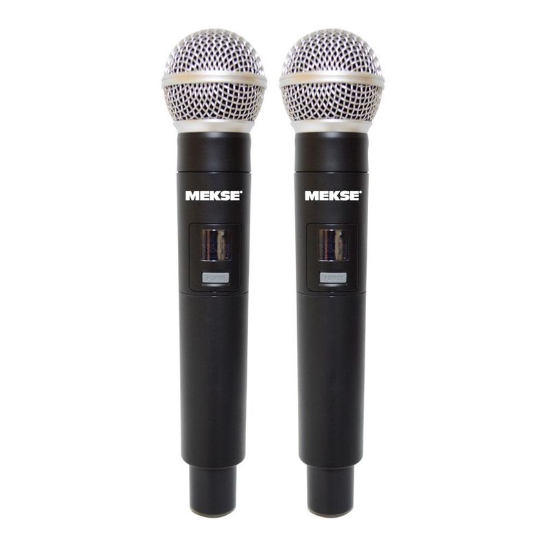 MICROFONO INALAMBRICO DE MANO DOBLE UHF/FQ VAR. MEKSE MKU-5000N-2